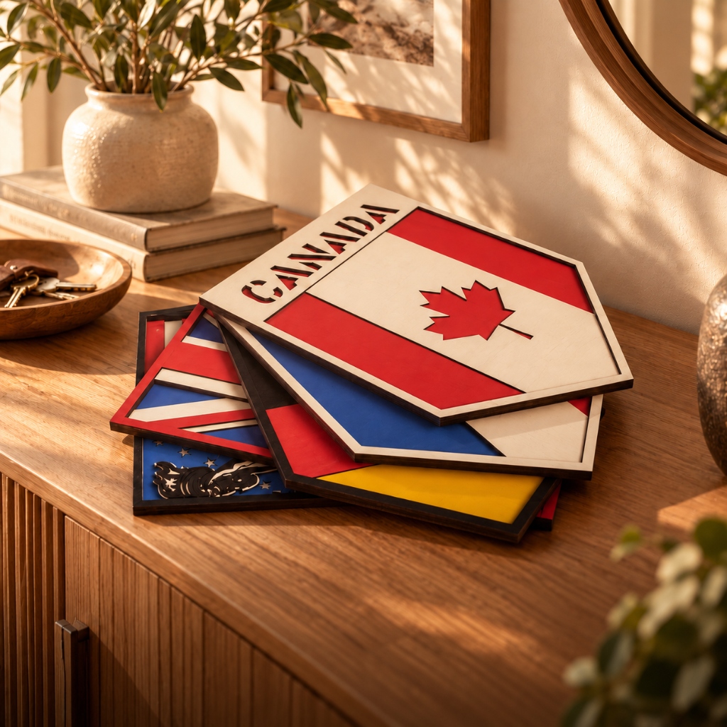 FLAG COLLECTION Multilayer Woodcraft