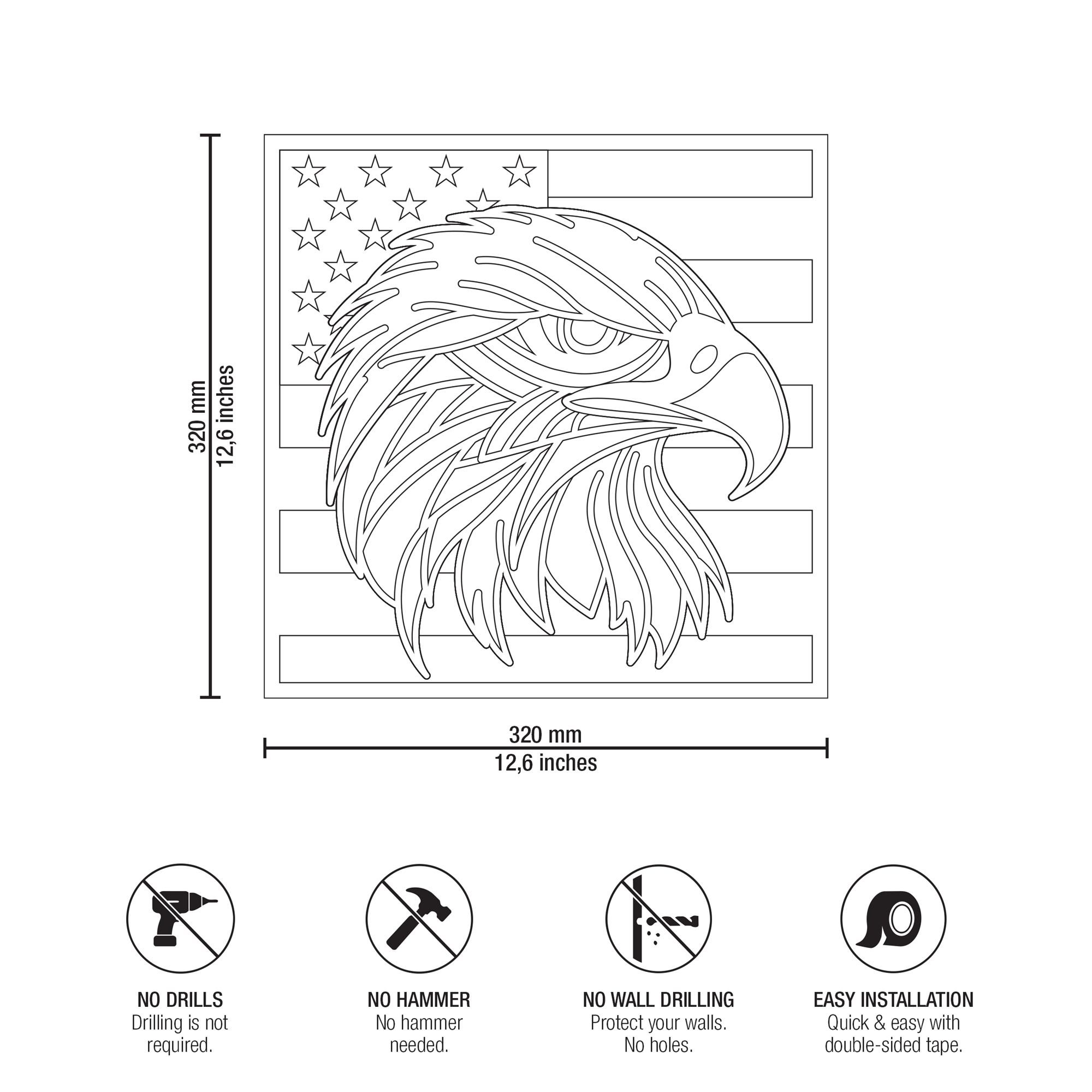 AMERICAN EAGLE FLAG View 15