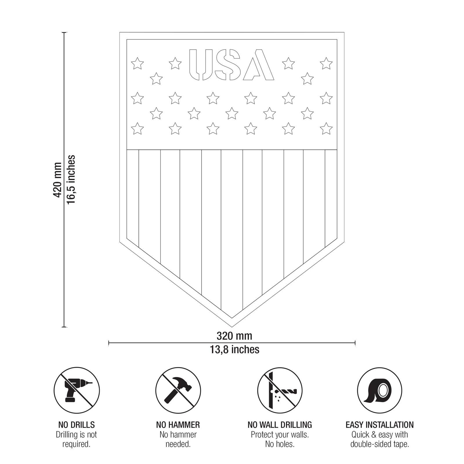 CLASSIC USA SHIELD View 13