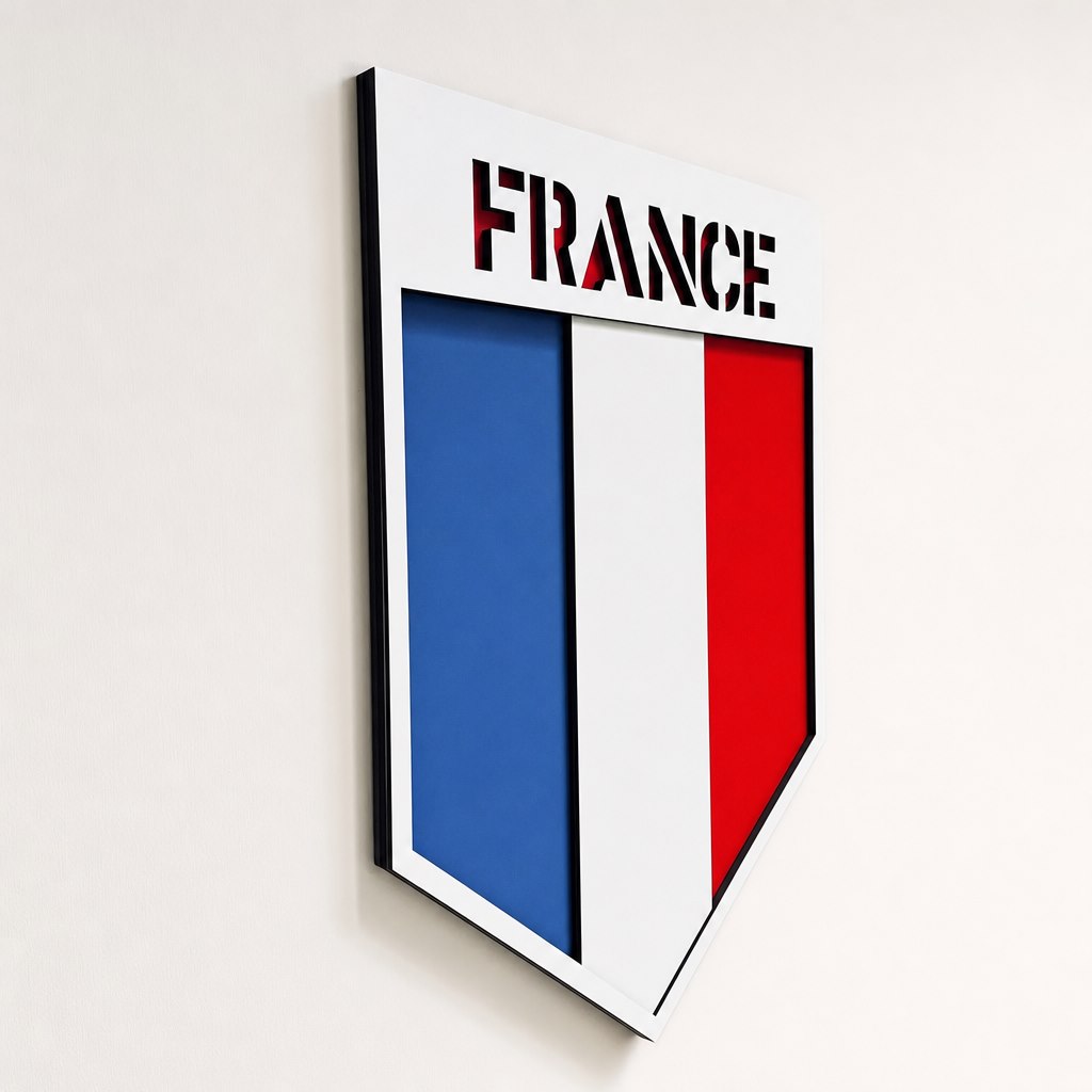 FRANCE FLAG SHIELD View 3