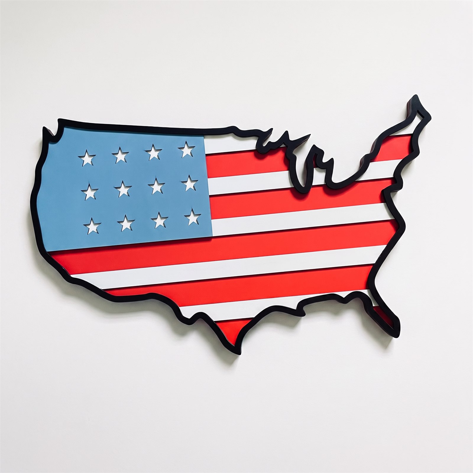 USA MAP FLAG View 1