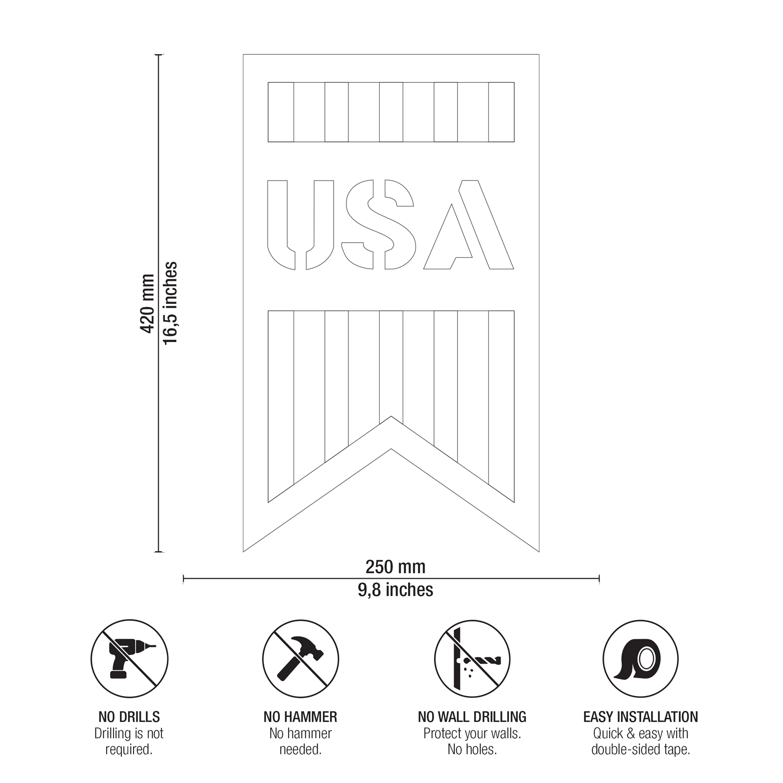USA RIBBON BANNER View 11