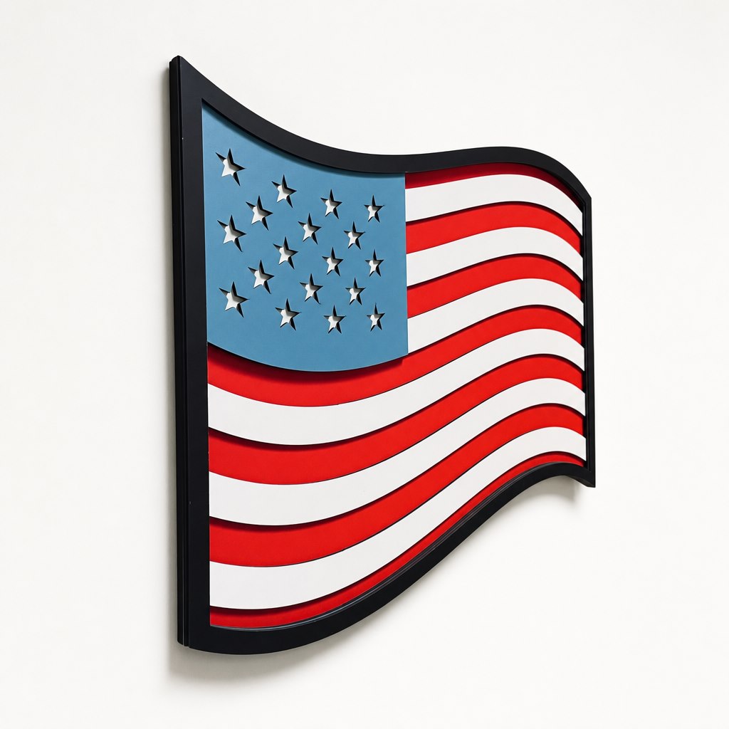 WAVING AMERICAN FLAG View 3