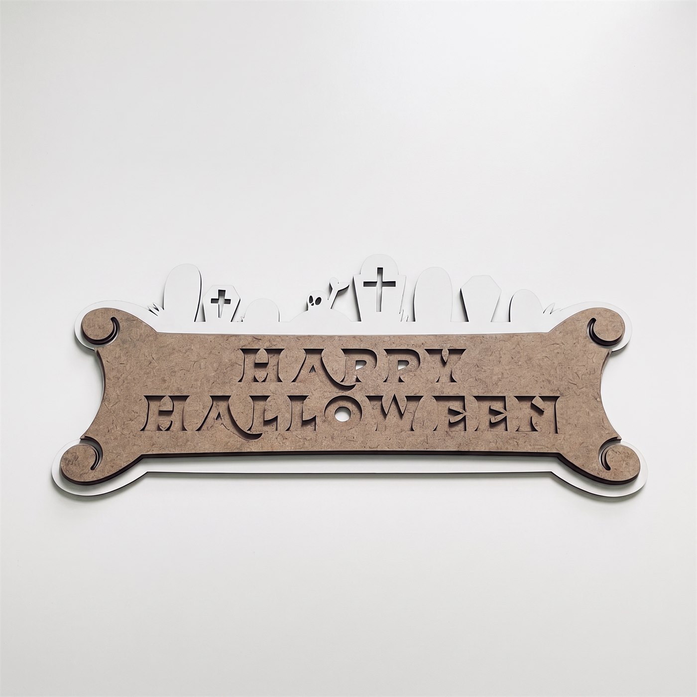 HALLOWEEN GRAVEYARD SIGN View 1