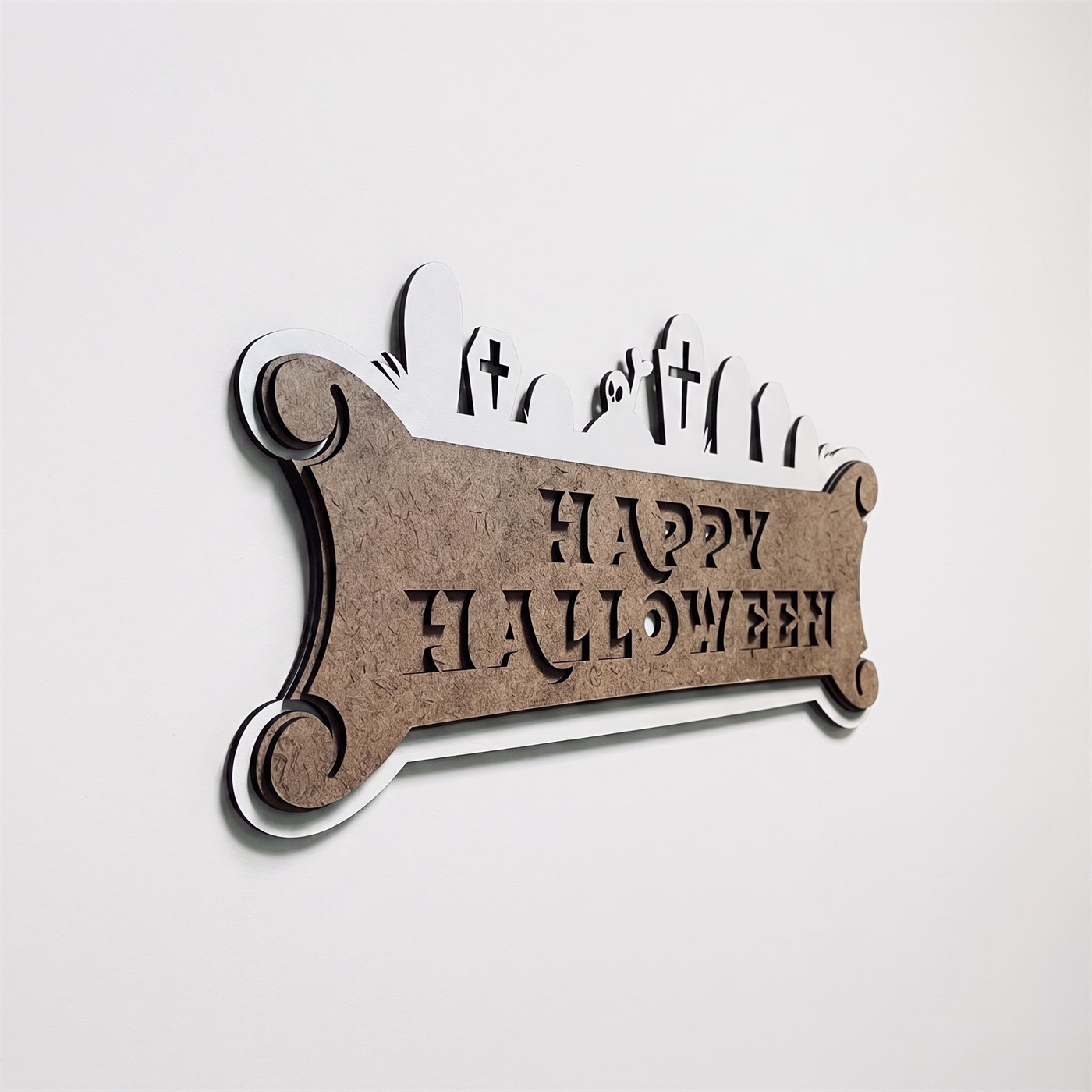 HALLOWEEN GRAVEYARD SIGN View 3