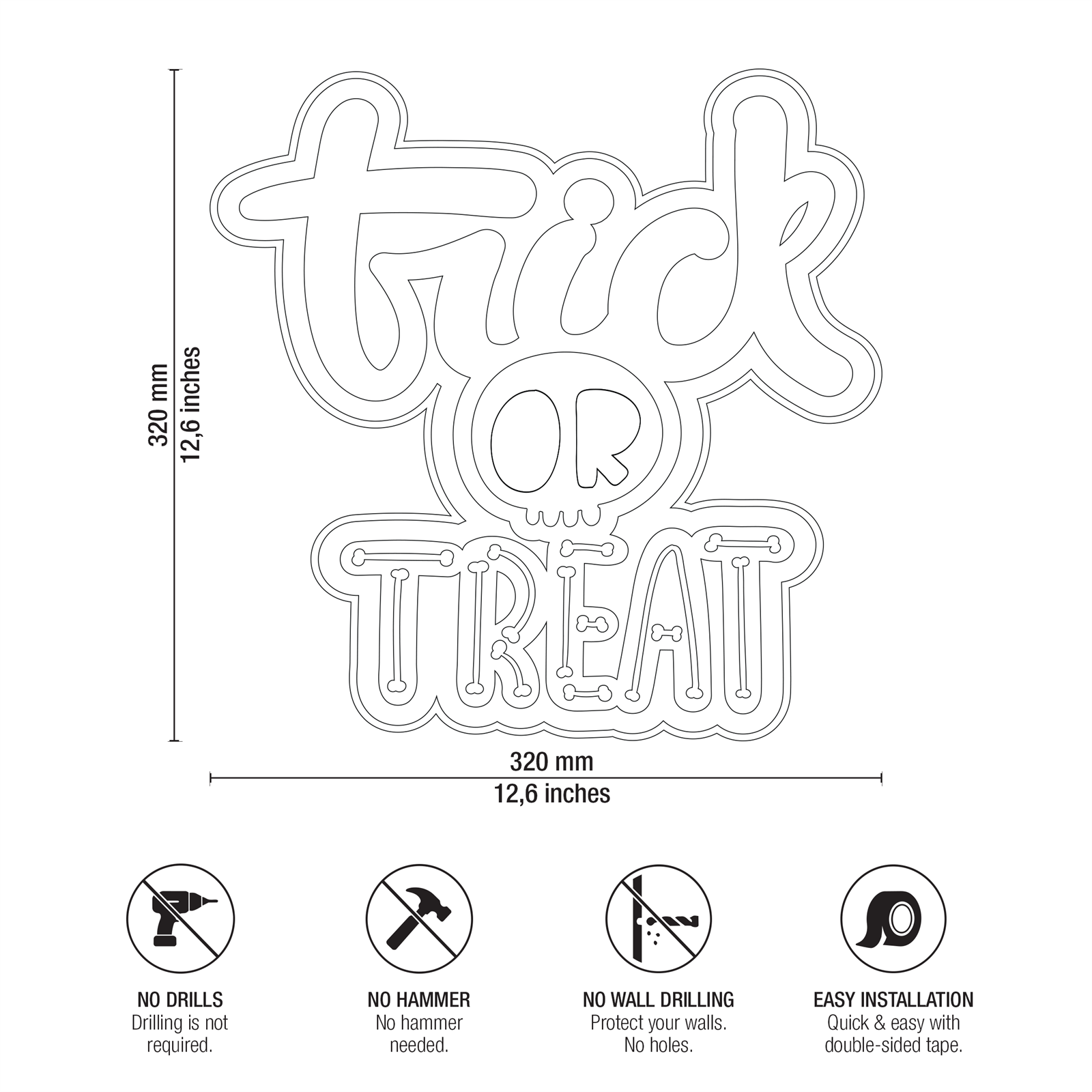 TRICK OR TREAT SKULL View 8