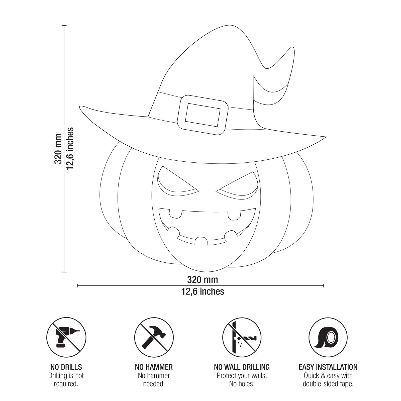 WITCH HAT PUMPKIN View 8
