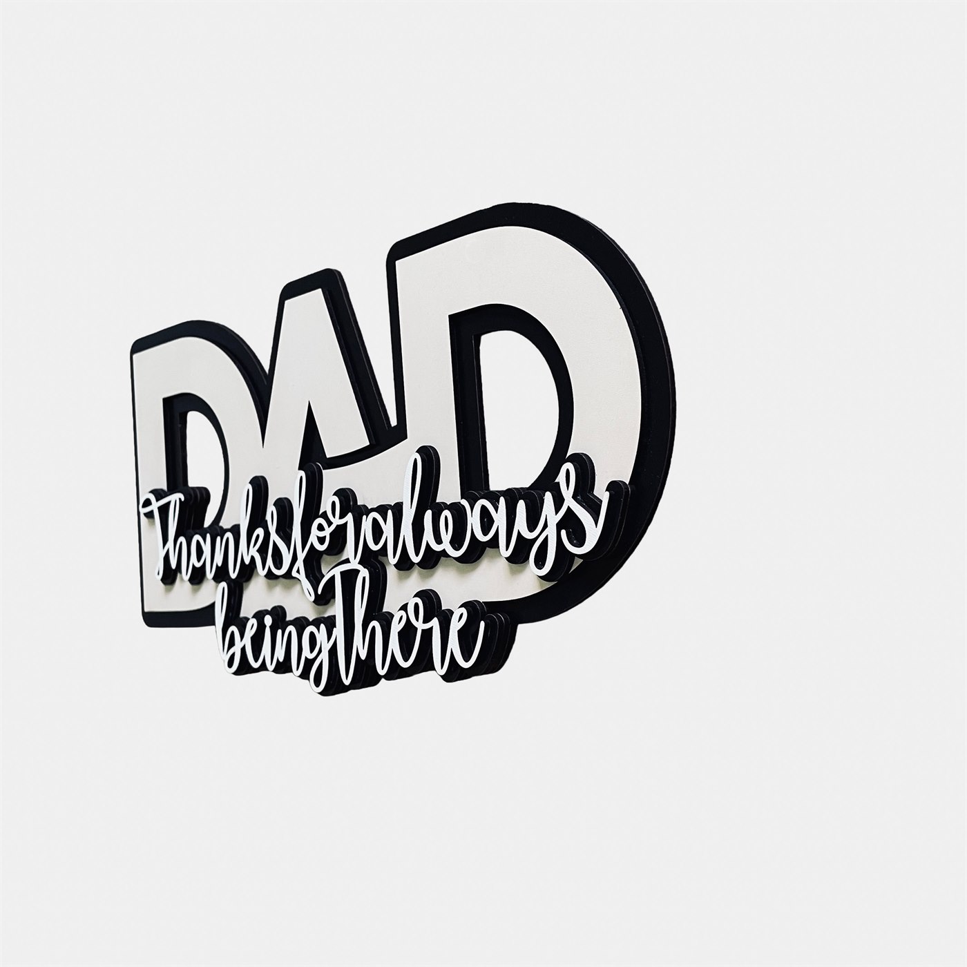 Dad Always There Right Profile Highlighting Dynamic Shadow Interplay