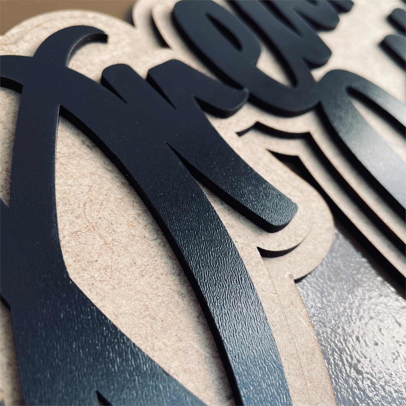 Dream Big Little One Macro Detail of Mane Creases and Laser Cut Contours