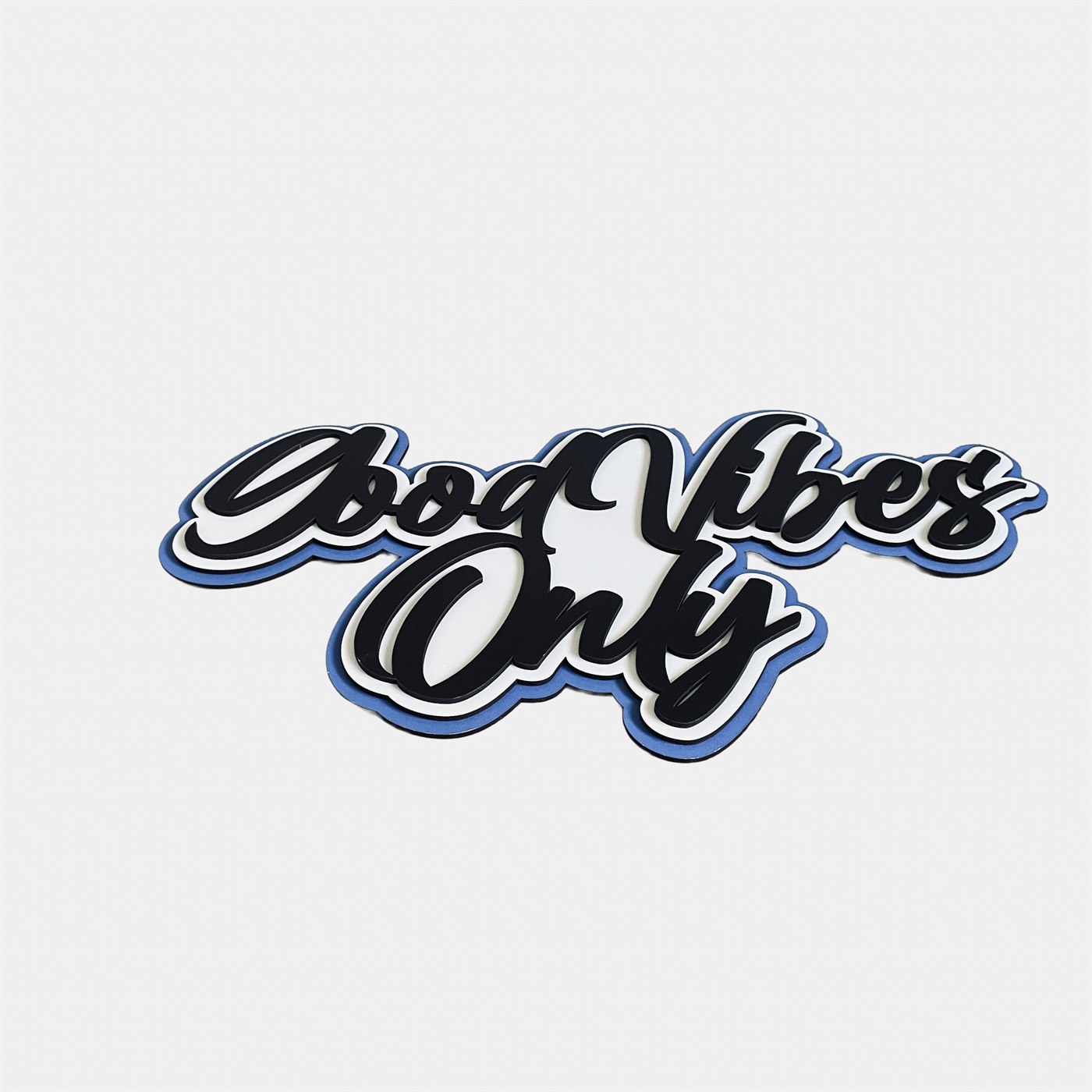 Good Vibes Only Low-Angle Perspective Showing Layered Depth