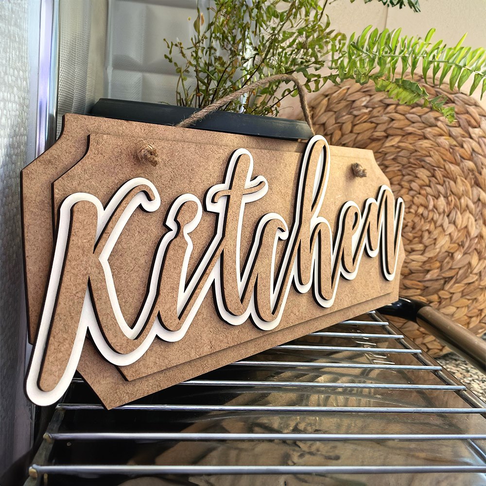 Kitchen Sign Wall Mounted View