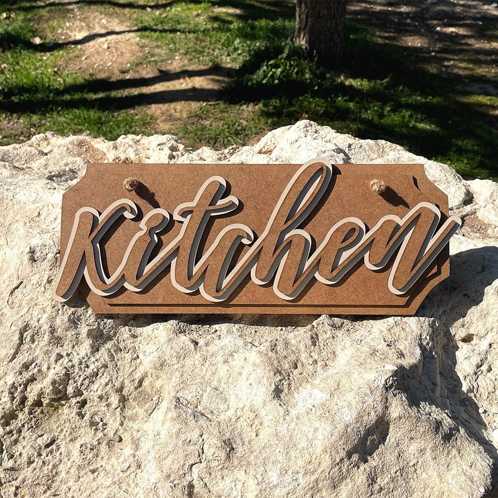Kitchen Sign Macro Detail