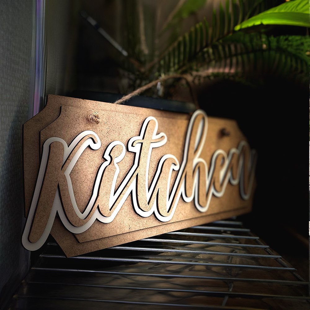 Kitchen Sign Contour Detail