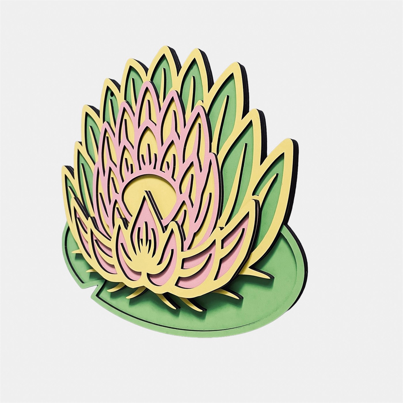 Lotus Bloom Left Profile View
