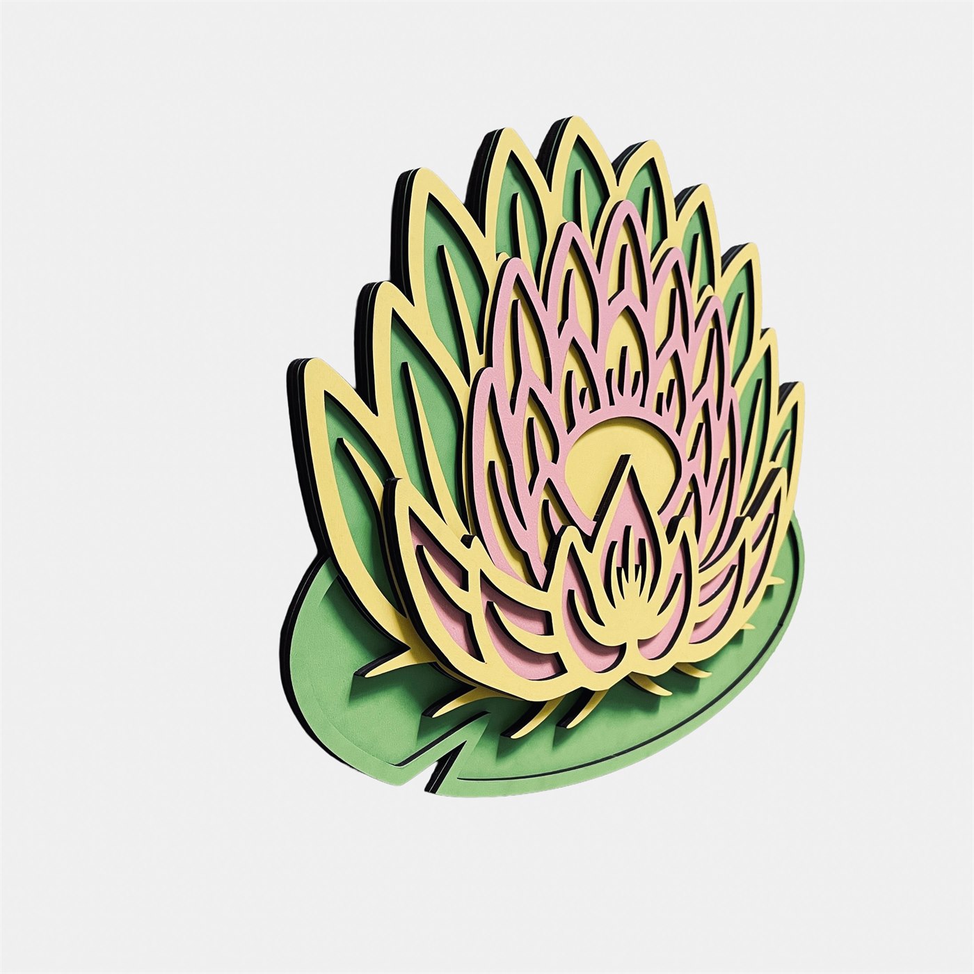 Lotus Bloom Right Profile View