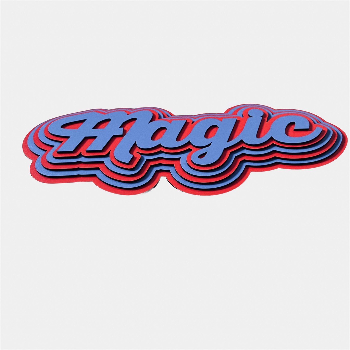 Magic Low-Angle Perspective Showing Layered Depth