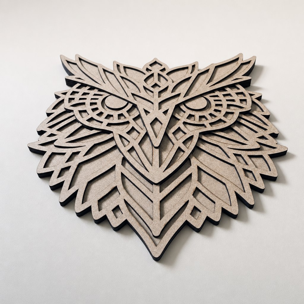 Mystic Owl Low-Angle Wall Perspective
