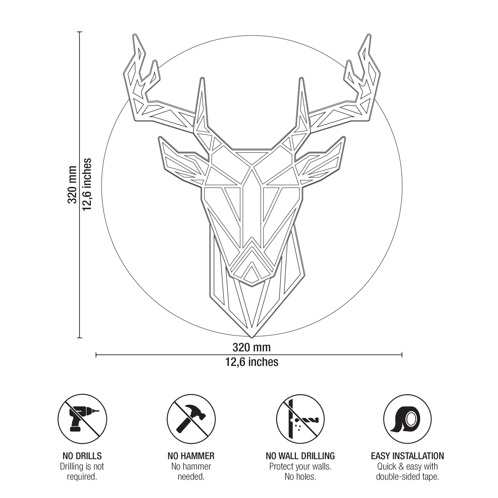 Noble Stag Technical Specifications and Dimensions Drawing