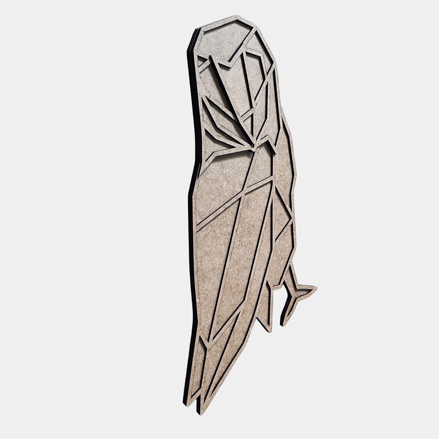 Origami Owl Left Profile Showing Multi-Layer MDF Thickness