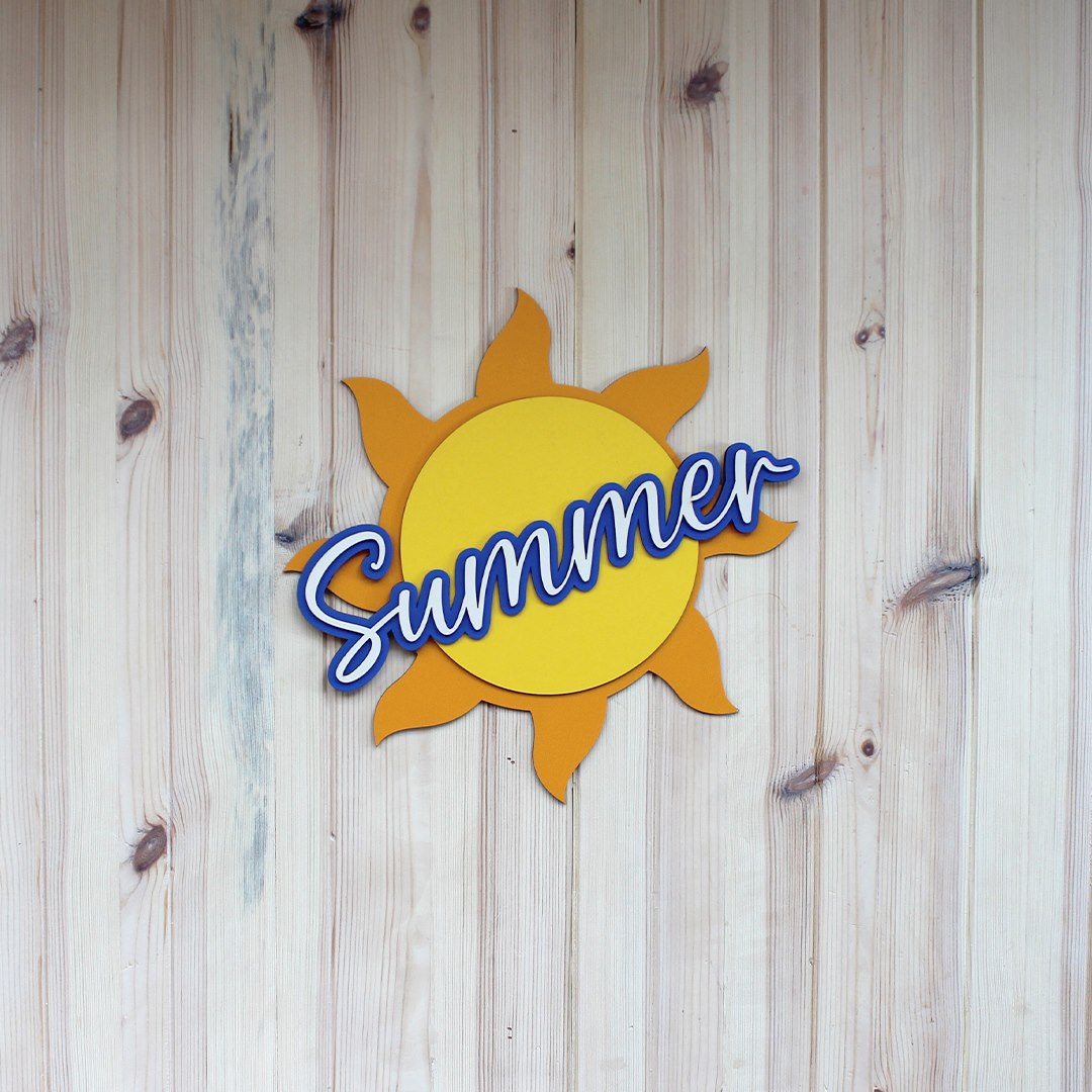 Summer Sunshine Mounted on Interior Living Wall
