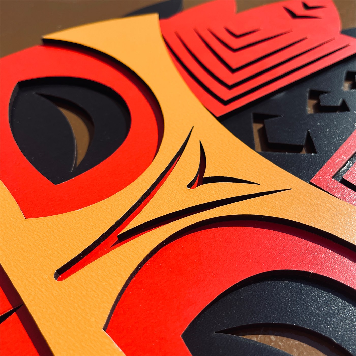 Tribal Mask Macro Detail