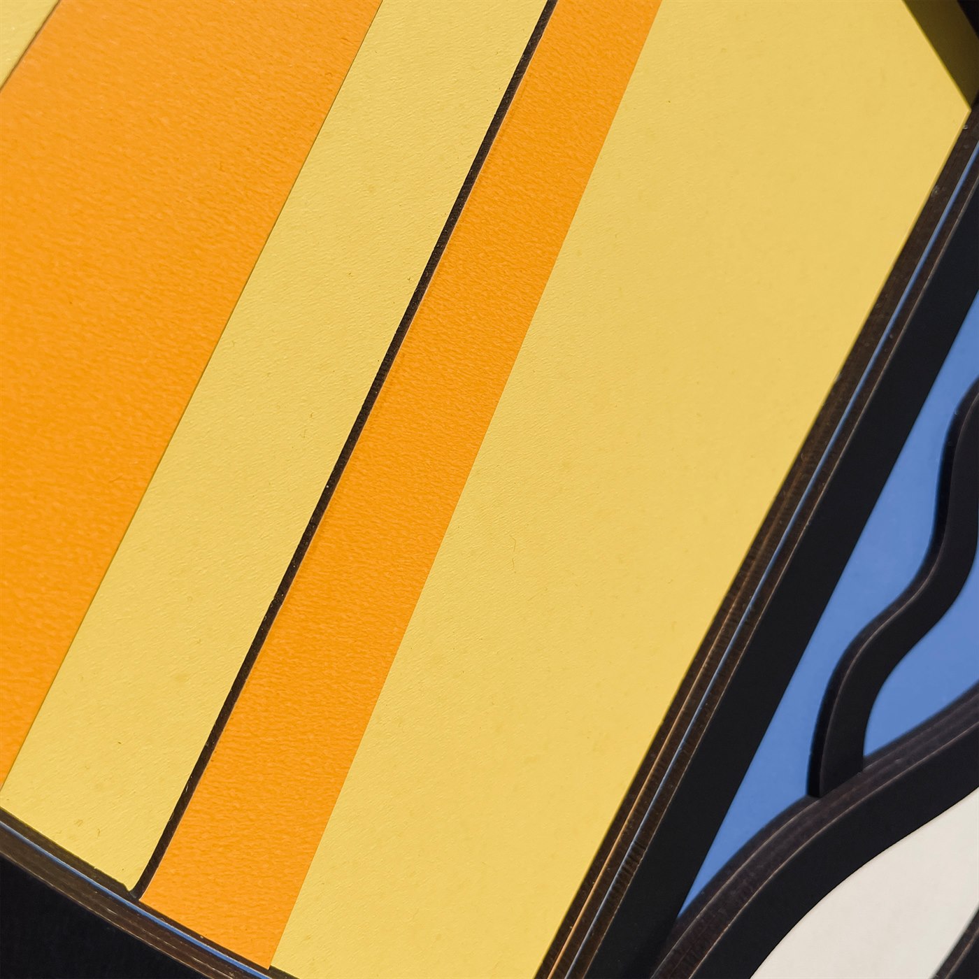 Tropical Sunset Macro Detail of Wave Contours and Edge Precision