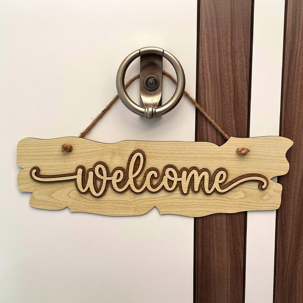 Welcome Sign - Version 1 Front Elevation