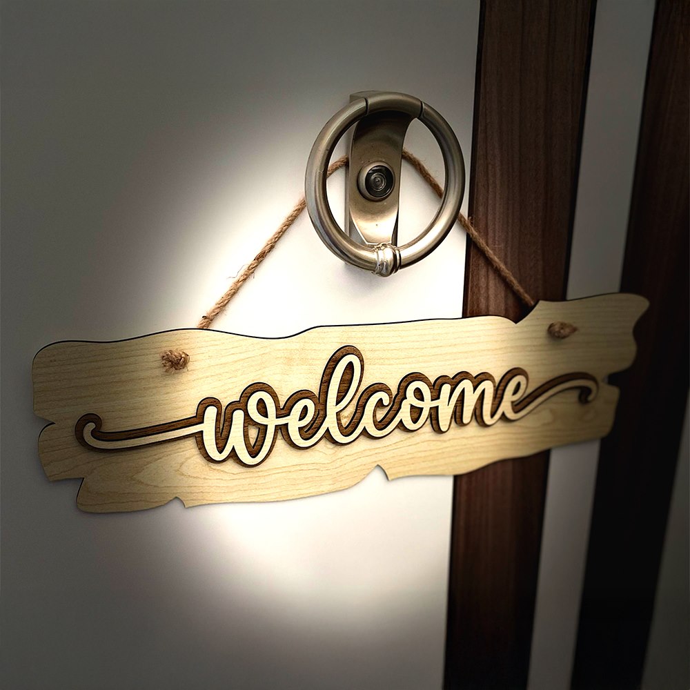 Welcome Sign - Version 1 Right Profile View