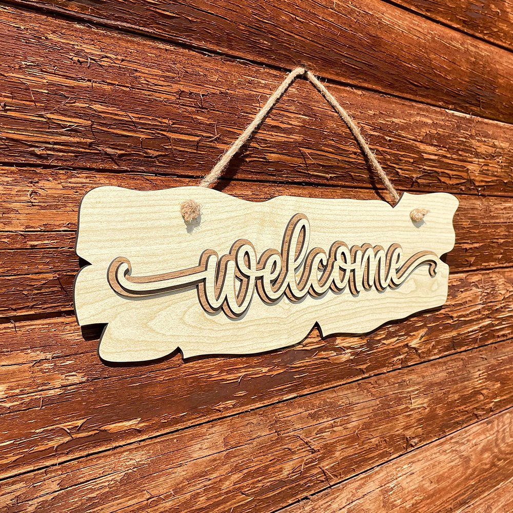 Welcome Sign - Version 1 Macro Detail