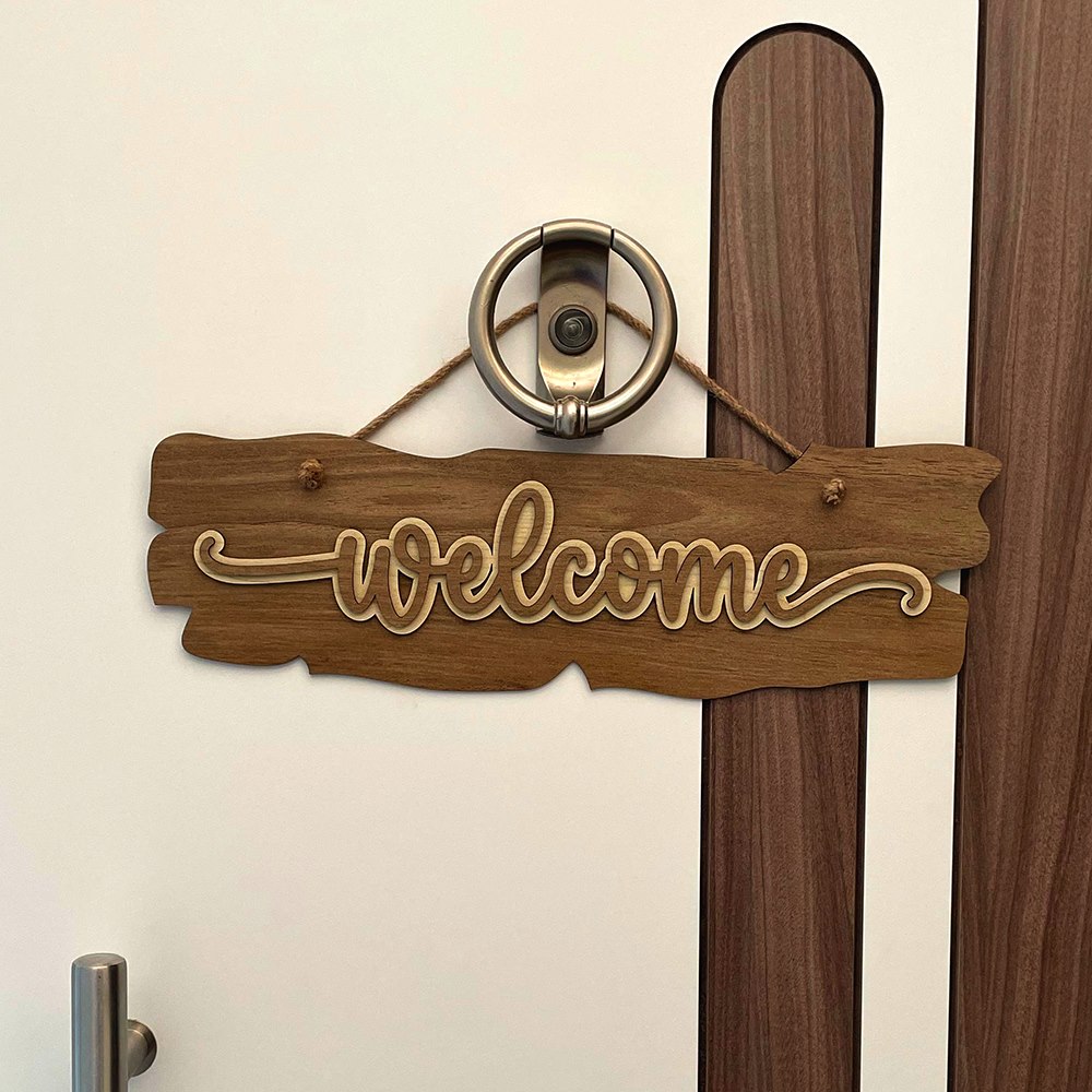 Welcome Sign - Version 2 Front Elevation
