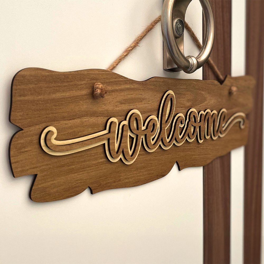 Welcome Sign - Version 2 Low-Angle Perspective