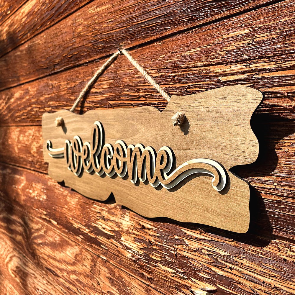 Welcome Sign - Version 2 Macro Detail
