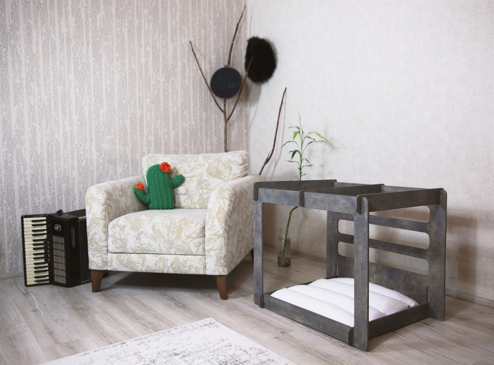 ARUVLUK SLATE GREY 06 / Precision Interlocking Joinery Perspective