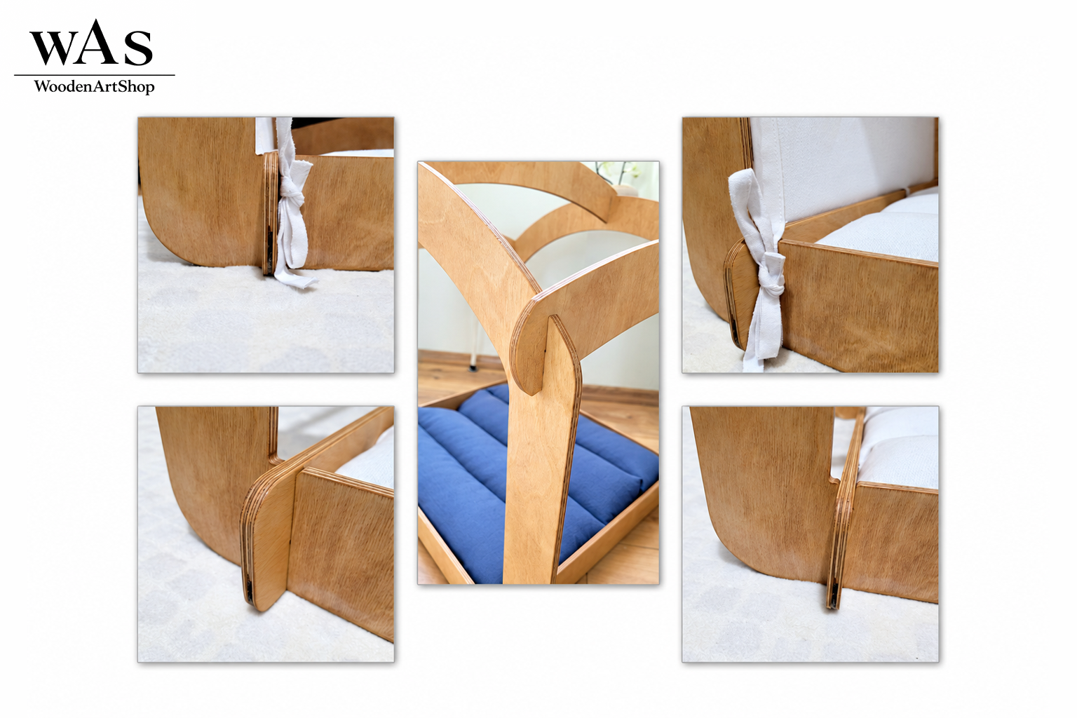 MAKA NATURAL 06 / Removable Orthopedic Linen Cushions & Colorways