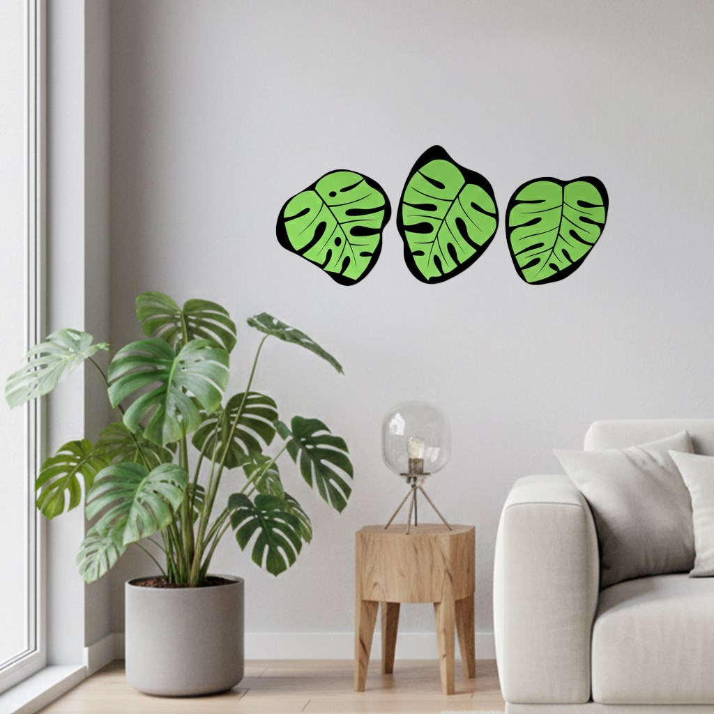 MONSTERA LEAF TRIO View 6