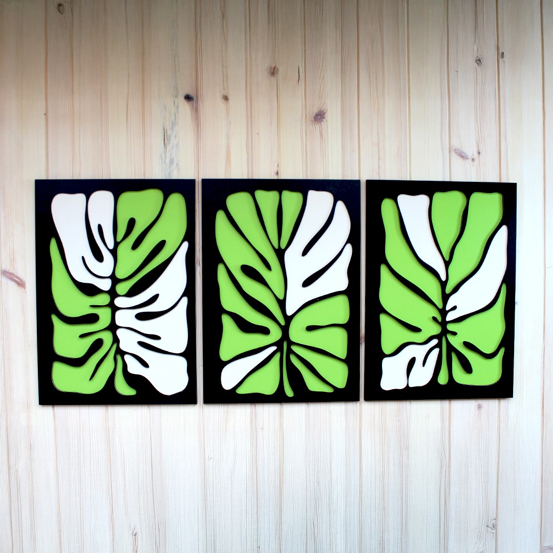 TROPICAL LEAVES TRIO View 5