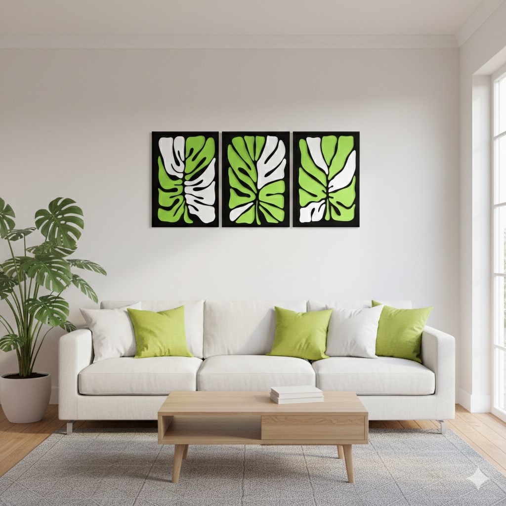 TROPICAL LEAVES TRIO View 6